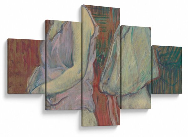 Obraz - Henri de Toulouse-Lautrec, Rue des Moulins, reprodukcje (125x70 cm)