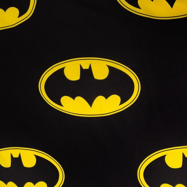 Bawełniana pościel dziecięca jednoosobowa 140x200 cm Batman "The Emblem" – Jerry Fabrics