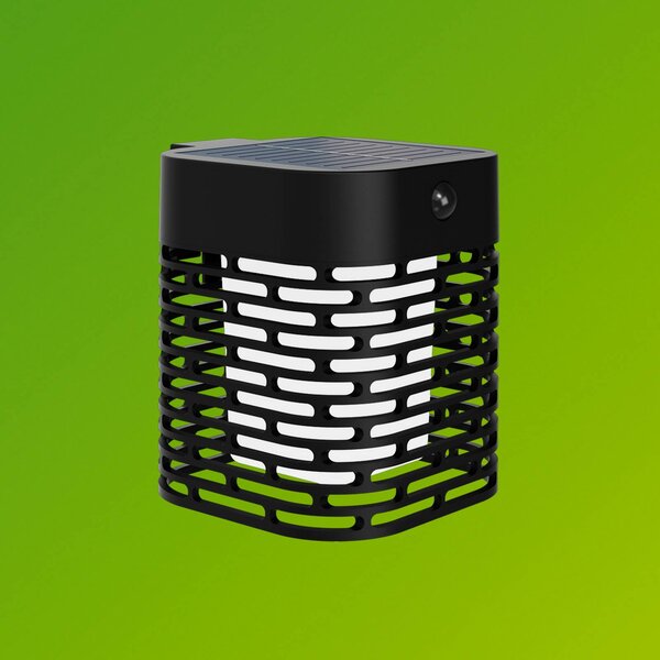 Philips Kinkiet solarny LED Hara, czarny, z czujnikiem, IP44 Hara, czarny, tworzywo sztuczne