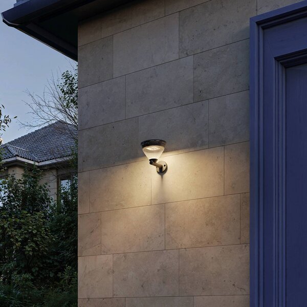 Philips Kinkiet solarny LED Kyna, czarny, z czujnikiem, IP44 Kyna, czarny, tworzywo sztuczne