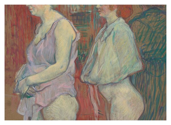Obraz - Henri de Toulouse-Lautrec, Rue des Moulins, reprodukcje (70x50 cm)
