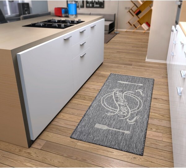 Szarobeżowy chodnik 62x150 cm Cucina – Hanse Home