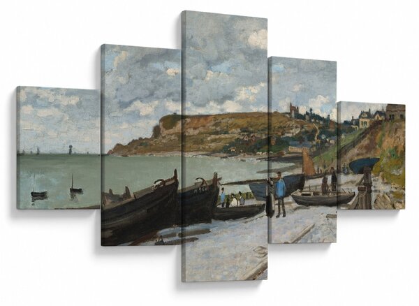 Obraz - Claude Monet, Sainte Adresse, reprodukcje (125x70 cm)