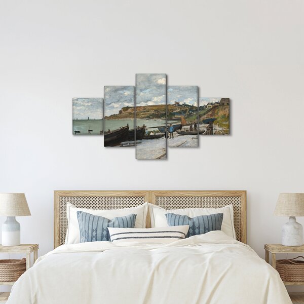Obraz - Claude Monet, Sainte Adresse, reprodukcje (125x70 cm)