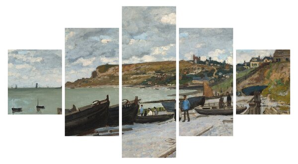 Obraz - Claude Monet, Sainte Adresse, reprodukcje (125x70 cm)