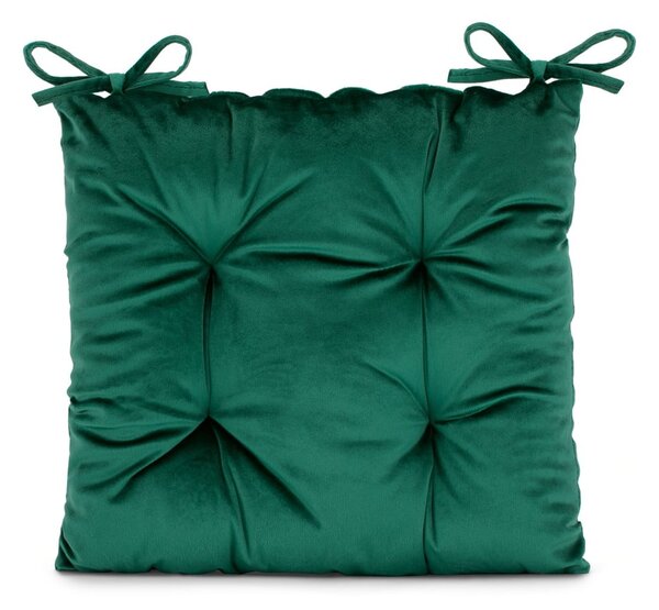 Aksamitna poduszka na krzesło 40x40 cm Aleksa – Restilo