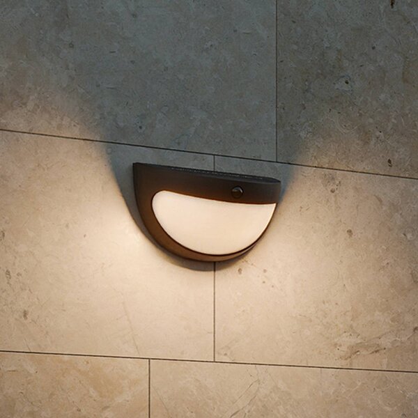 Philips Kinkiet solarny LED Swyn, czarny, z czujnikiem, IP44 Swyn, czarny, tworzywo sztuczne