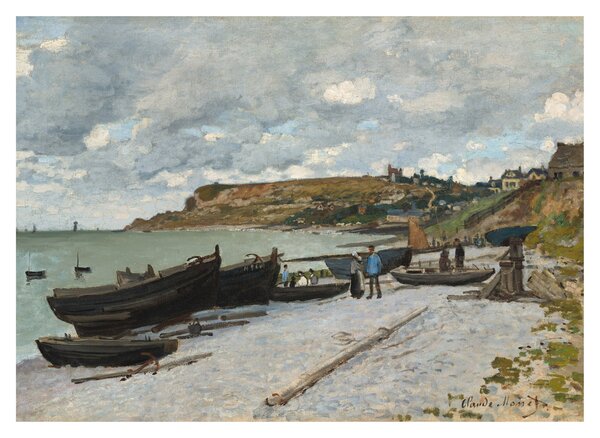 Obraz na szkle - Claude Monet, Sainte Adresse, reprodukcje (70x50 cm)