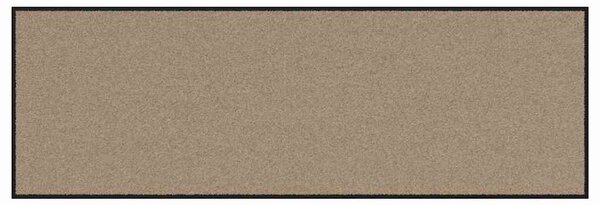 Dywanik wejściowy Beżowy i czarny 60 x 180 cm 100% poliamid