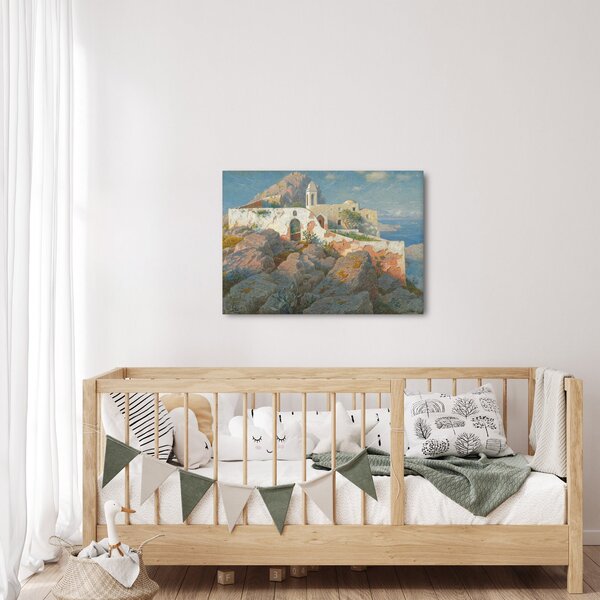 Obraz - William Stanley Haseltine, Santa Maria a Cetrella, Anacapri, reprodukcje (70x50 cm)