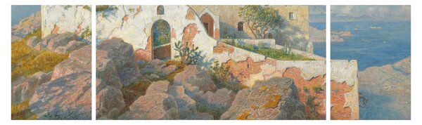 Obraz - William Stanley Haseltine, Santa Maria a Cetrella, Anacapri, reprodukcje (170x50 cm)