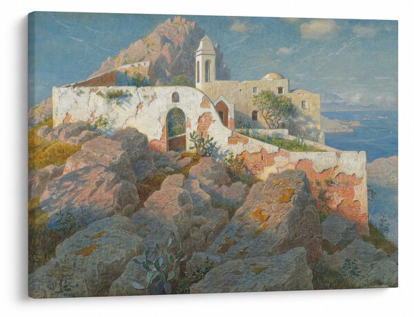 Obraz - William Stanley Haseltine, Santa Maria a Cetrella, Anacapri, reprodukcje (70x50 cm)