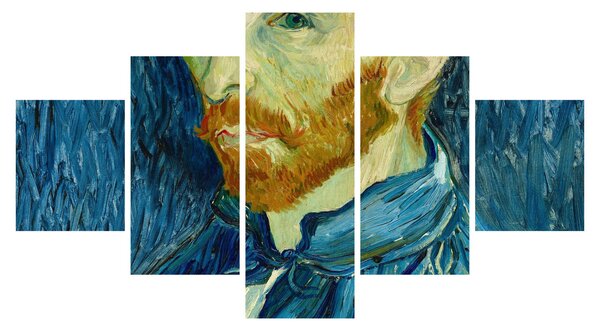 Obraz - Vincent van Gogh, Self-Portrait, reprodukcje (125x70 cm)