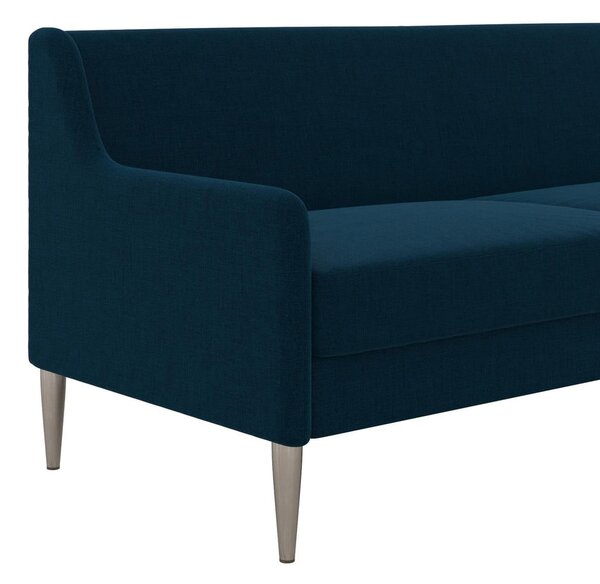 Niebieska sofa 190 cm Virginia – CosmoLiving by Cosmopolitan