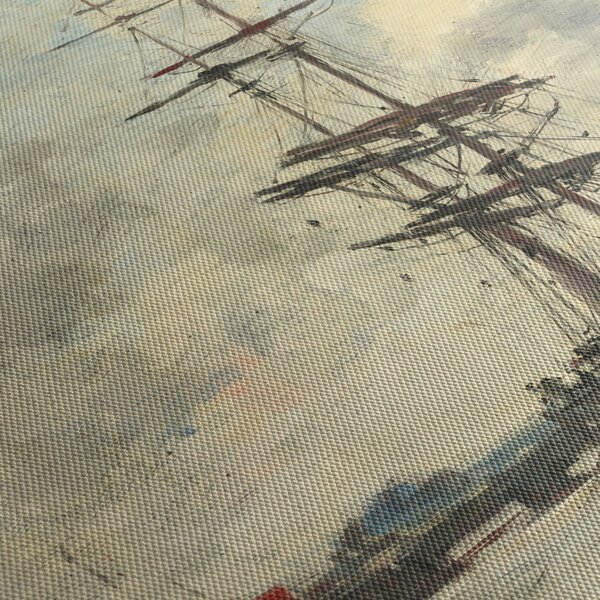 Obraz - Eugène Boudin, Ship on the Touques, reprodukcje (70x50 cm)