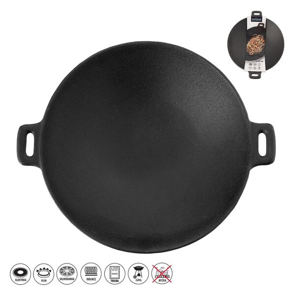 Patelnia wok żeliwna ø 30 cm Litina – Orion
