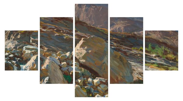 Obraz - John Singer Sargent, Simplon Pass, reprodukcje (125x70 cm)