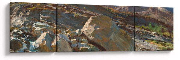Obraz - John Singer Sargent, Simplon Pass, reprodukcje (170x50 cm)