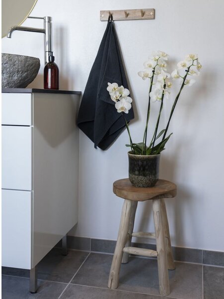 Tekowy stołek z 4 nogami House Nordic Badia, ø 30 cm