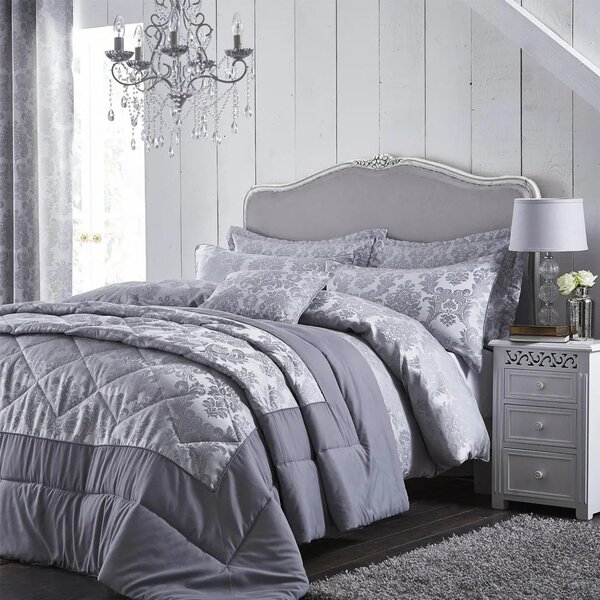 Adamaszkowa poduszka dekoracyjna 43x43 cm Damask Jacquard – Catherine Lansfield