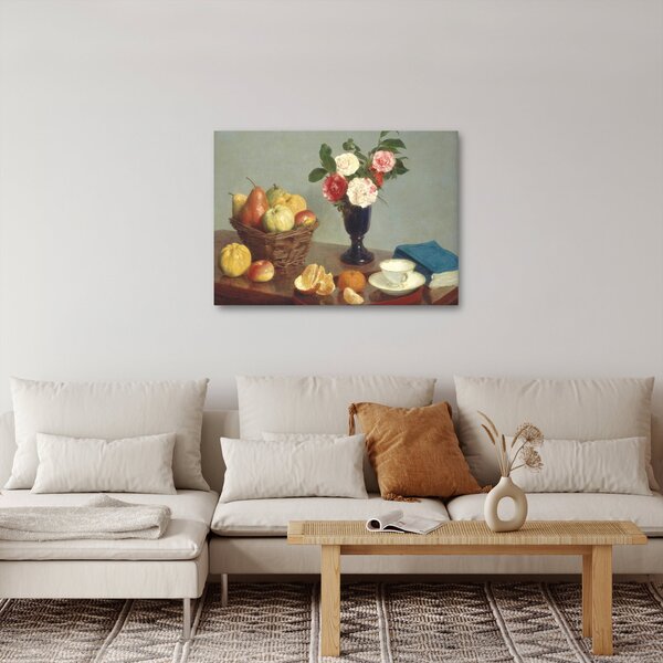 Obraz - Henri Fantin-Latour, Still Life, reprodukcje (70x50 cm)