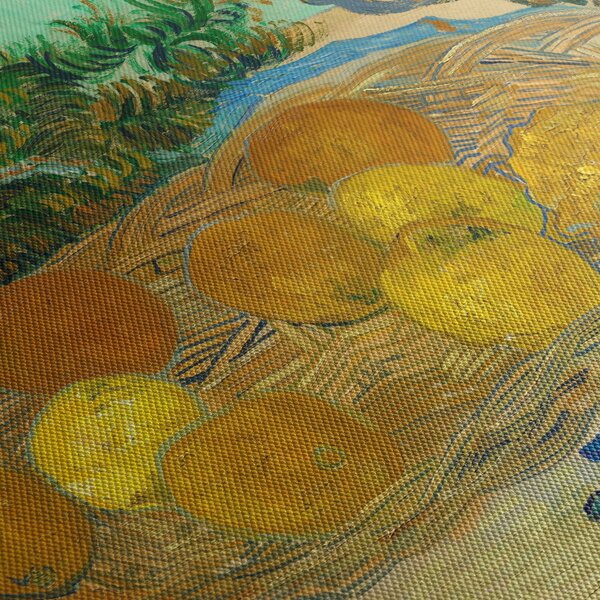 Obraz - Vincent van Gogh, Still Life of Oranges and Lemons with Blue Gloves, reprodukcje (125x70 cm)