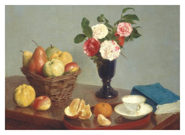 Obraz na szkle - Henri Fantin-Latour, Still Life, reprodukcje (70x50 cm)