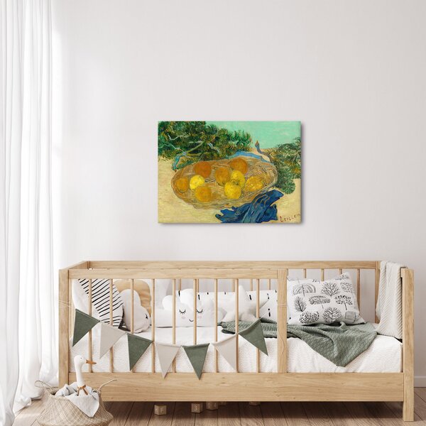 Obraz - Vincent van Gogh, Still Life of Oranges and Lemons with Blue Gloves, reprodukcje (70x50 cm)