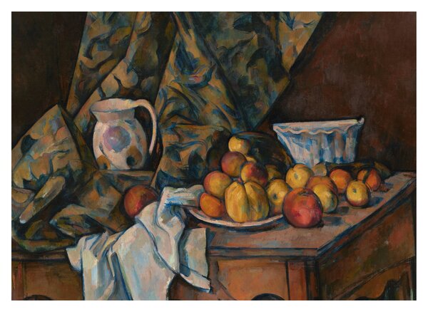 Obraz - Paul Cézanne, Still Life with Apples and Peaches, reprodukcje (70x50 cm)