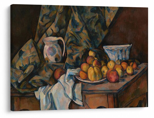 Obraz - Paul Cézanne, Still Life with Apples and Peaches, reprodukcje (70x50 cm)