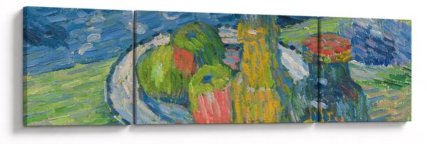 Obraz - Alexej von Jawlensky, Still Life with Bottles and Fruit, reprodukcje (170x50 cm)
