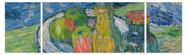 Obraz - Alexej von Jawlensky, Still Life with Bottles and Fruit, reprodukcje (170x50 cm)