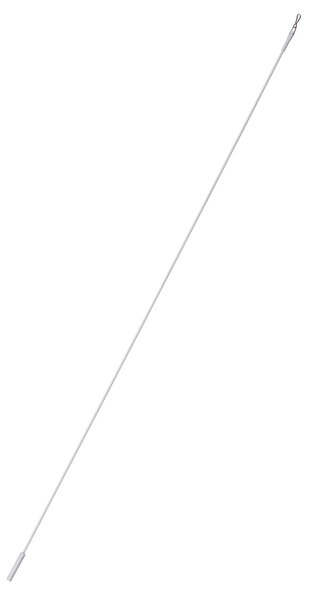 Pręt do zasłon metalowy biały 125cm