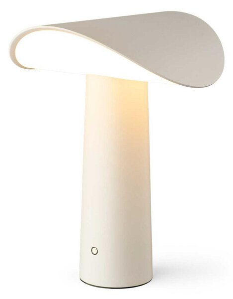 Lampa Stołowa GEJST, Lium, ściemnialny, szary, salon, aluminium, nowoczesny