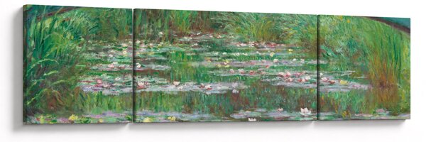 Obraz - Claude Monet, The Japanese Footbridge, reprodukcje (170x50 cm)