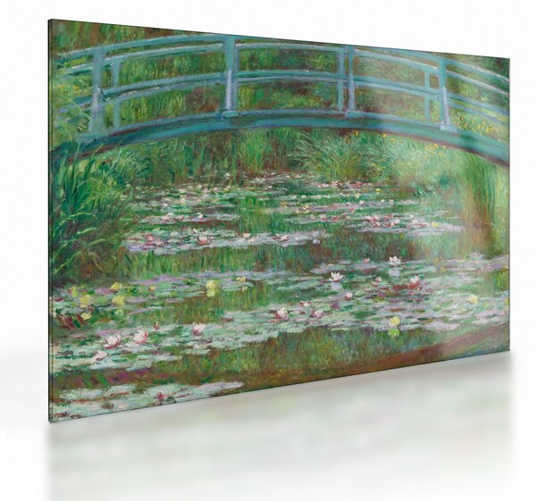 Obraz na szkle - Claude Monet, The Japanese Footbridge, reprodukcje (70x50 cm)