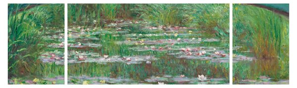 Obraz - Claude Monet, The Japanese Footbridge, reprodukcje (170x50 cm)