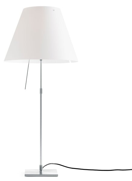 Lampa Stołowa Luceplan, Costanza, ściemnialny, biały, salon, metal, design
