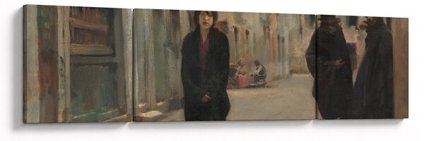 Obraz - John Singer Sargent, Street in Venice, reprodukcje (170x50 cm)