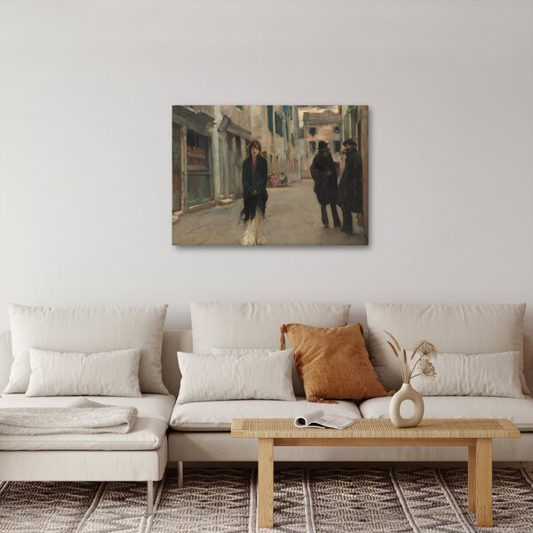 Obraz - John Singer Sargent, Street in Venice, reprodukcje (70x50 cm)