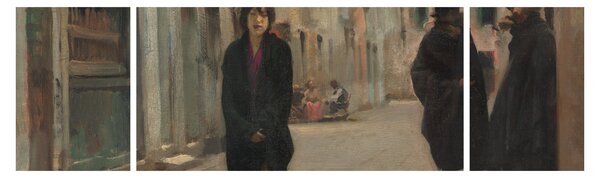 Obraz - John Singer Sargent, Street in Venice, reprodukcje (170x50 cm)