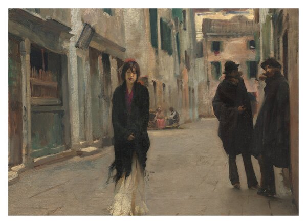 Obraz - John Singer Sargent, Street in Venice, reprodukcje (70x50 cm)