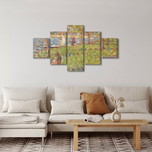 Obraz - Georges Seurat, Study for "La Grande Jatte", reprodukcje (125x70 cm)