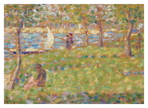 Obraz - Georges Seurat, Study for "La Grande Jatte", reprodukcje (70x50 cm)
