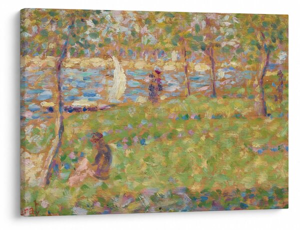 Obraz - Georges Seurat, Study for "La Grande Jatte", reprodukcje (70x50 cm)