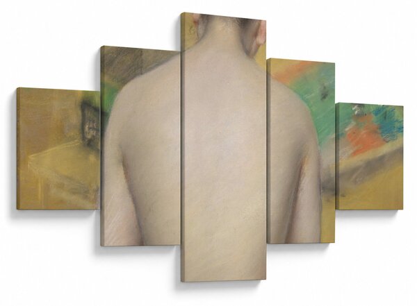 Obraz - William Merritt Chase, Study of Flesh Color and Gold, reprodukcje (125x70 cm)