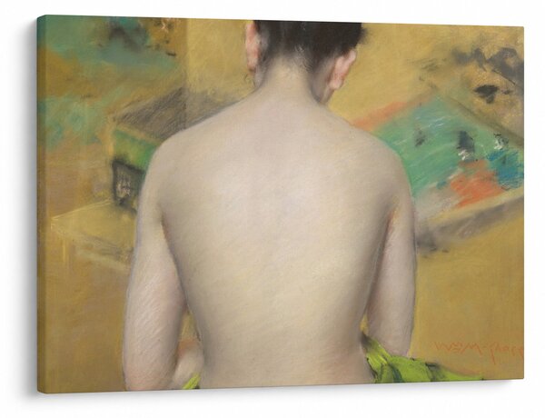 Obraz - William Merritt Chase, Study of Flesh Color and Gold, reprodukcje (70x50 cm)