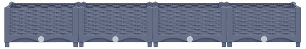 Donica do podniesionej rabaty, 160x40x23 cm, polipropylen