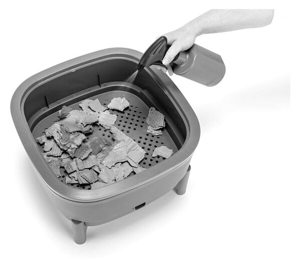 Szary kompostownik 30 l Urbalive – Plastia