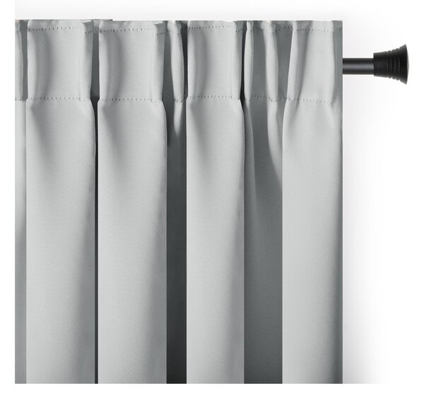 Jasnoszara zasłona częściowo zaciemniająca (dimout) 140x270 cm Kierra – Restilo